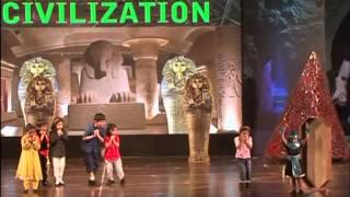 UBD Annual Day 2014-15 Show II Egyptian Dance - Jr .KG.F