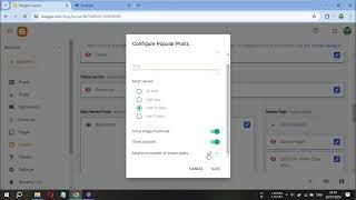 How to Add Popular Posts Widget on Blogger?