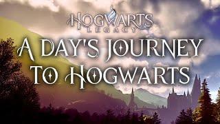 First-Person Day's Walk To Hogwarts | Harry Potter 4K Music & Ambience | Hogwarts Legacy