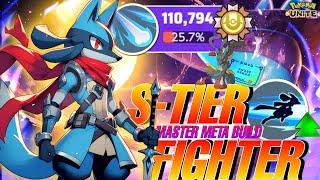 THIS INSANE EXTREME RUSH META BUILD OF LUCARIO MADE LUCARIO THE S-TIER FIGHTER!!! | Pokemon Unite