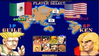 Street Fighter II - The World Warrior  cokol (Mexico) vs Omega Red (Usa) sf2