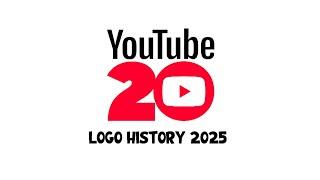 YouTube 20 Years Logo History 2025