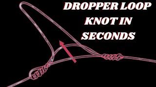 How To Tie The Dropper Loop Knot | Under 60 Seconds #shorts