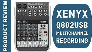 Multichannel Recording with Behringer Q802USB Mixer