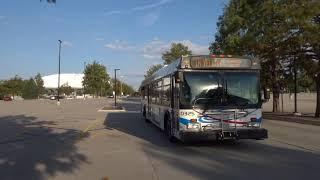 CUMTD Bus: Champaign Walmart bound D40LF 0325 Rt.1N at Lot E-14