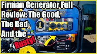 Comprehensive Review: Firman Tri-Fuel 7500 Watt Generator - 3 Year Problems!