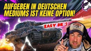 Aufgeben in deutschen Mediums ist keine Option! [WoT - Gameplay - Taktik]