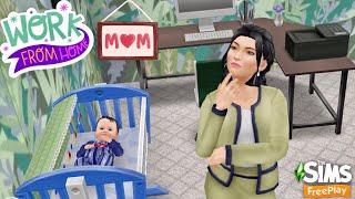 Sims Freeplay Day in the life of a Work from Home Mom With a Baby ‍