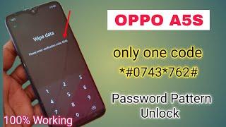 Oppo A5s Ka Lock Kaise Tode | Oppo A5s Hard Reset Forgot Password & Factory Reset | April 2022