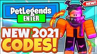 (2021) PET LEGENDS CODES *FREE GOLD* ALL NEW SECRET OP ROBLOX PET LEGENDS CODES!