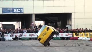 Driving on 2 Wheels Stunt Show : Car Rides on Two Wheels Video