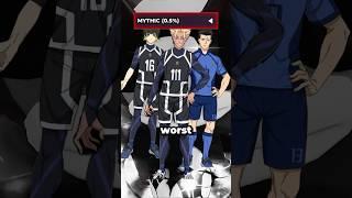 What’s the WORST mythic? | Bluelock Rivals #bluelockrivals #bluelock
