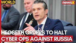 U.S. Defense Secretary Pete Hegseth Halts Cyber Operations Against Russia Amid Ukraine Talks | NewsX