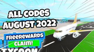 ALL NEW *SECRET* CODES in AIRPORT TYCOON CODES 2022 (Roblox Airport Tycoon Codes 2022)