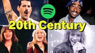 Top 200 Most Streamed Songs Of The 20th Century (Spotify)