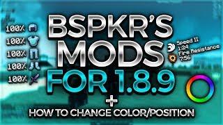 Bspkrs Mods for 1.7.10 / 1.8.9 + How to edit colors (ArmorStatusHUD, StatusEffectHUD)