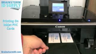 Printing on Inkjet PVC ID Cards (Printing Only)