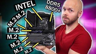 This Motherboard Has 7 M.2s!  Asus ROG Strix Z890-E Gaming WIFI