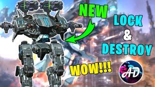 Craziness! NEW MAX HAWK GLORY HALO LOCKING&Destroying Enemies - War Robots Mk2 WR Gameplay