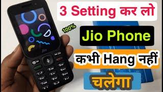 Jio phone hang problem sloved // jio phone hang chale to kya kare ? New trick 2021 100% working