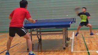 スーパー小学生VSぐっちぃ【卓球知恵袋】Table Tennis