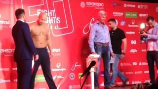 Fedor vs Maldonado. Weigh-in. Емельяненко-Мальдонадо, взвешивание