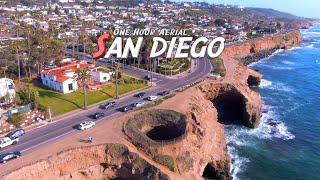 San Diego - One Hour Relaxation - 4K Drone Footage - Relaxation Music