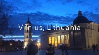 Medieval City in Vilnius Old Town, Lithuania