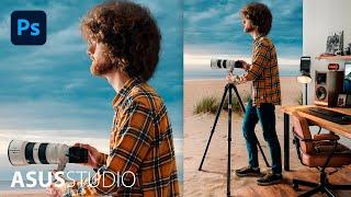 Создание фотореалистичного коллажа в Photoshop | ASUS STUDIO