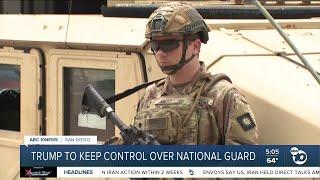 Appeals court rules Trump can keep control over National Guard