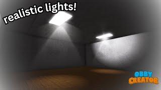 How to make a REALISTIC LIGHT in Obby Creator