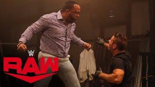 The Hurt Business crash Raw Underground: Raw, Aug. 3, 2020