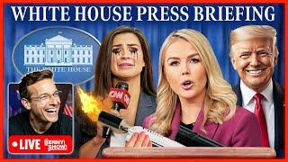  White House Press Briefing LIVE Right Now: Karoline Leavitt vs. Fake News as Dr. Fauci in PANIC