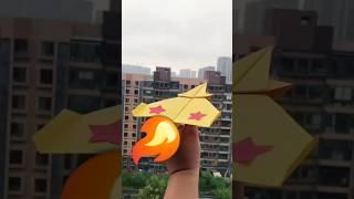 THIS IS A NEW BOOMERANG PAPER PLANE ️ #craft #art #papercraft #diy #boomerang #bubblegun#superboomi