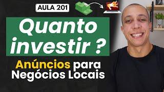 QUANTO DEVO INVESTIR EM ANÚNCIOS?