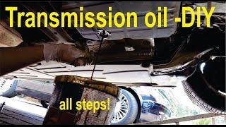 Transmission oil flush (Partial) - all steps - home DIY (C-class & E-class W203, W210 -722)