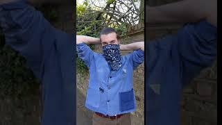 Bluehanded How to tie bandana to cover your face