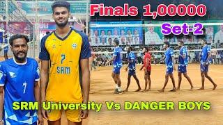 Final Match 1,00000Danger Boys  Vs SRM University Best of three Set-2