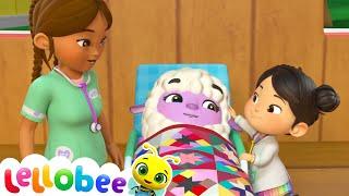 Going to the Hospital - Sing Along | @KidsKaraokeSongs | Moonbug Literacy