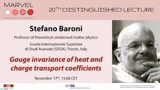 20 MDL - Stefano Baroni: Gauge invariance of heat and charge transport coefficients