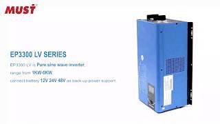 #MustPower EP3300 LV Series Low Frequency Pure Sine Wave Inverter (1-6KW)