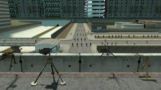 Garry's Mod a massive combines invasion! In the big city