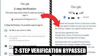 How to bypass Gmail 2-step Verification Without Codes