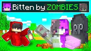 BITTEN by ZOMBIES In Minecraft!