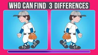 Who can Find 3 Differences #7 | choose fun | quiz | attention games