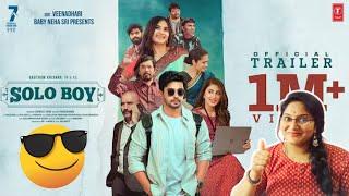 SOLO BOY TRAILER REACTION | GAUTHAM KRISHNA | RAMYA PASUPULETI | SHWETA AVASTHI | P. NAVEEN KUMAR