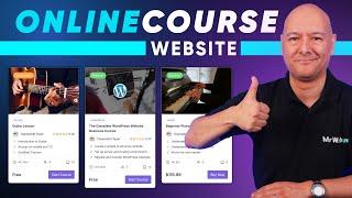 How To Make an Online Course, LMS, Educational Website with WordPress (2025)