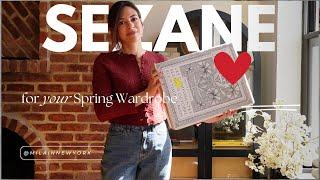 Sezane spring review - try on haul at  my new apartment