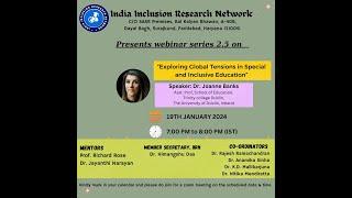 IIRN Webinar Series- 2.5, Dr. Joanne Banks, 19th January 2024