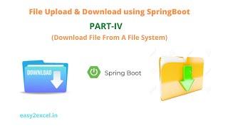 JAVA : Download File From A File Location Using SpringBoot